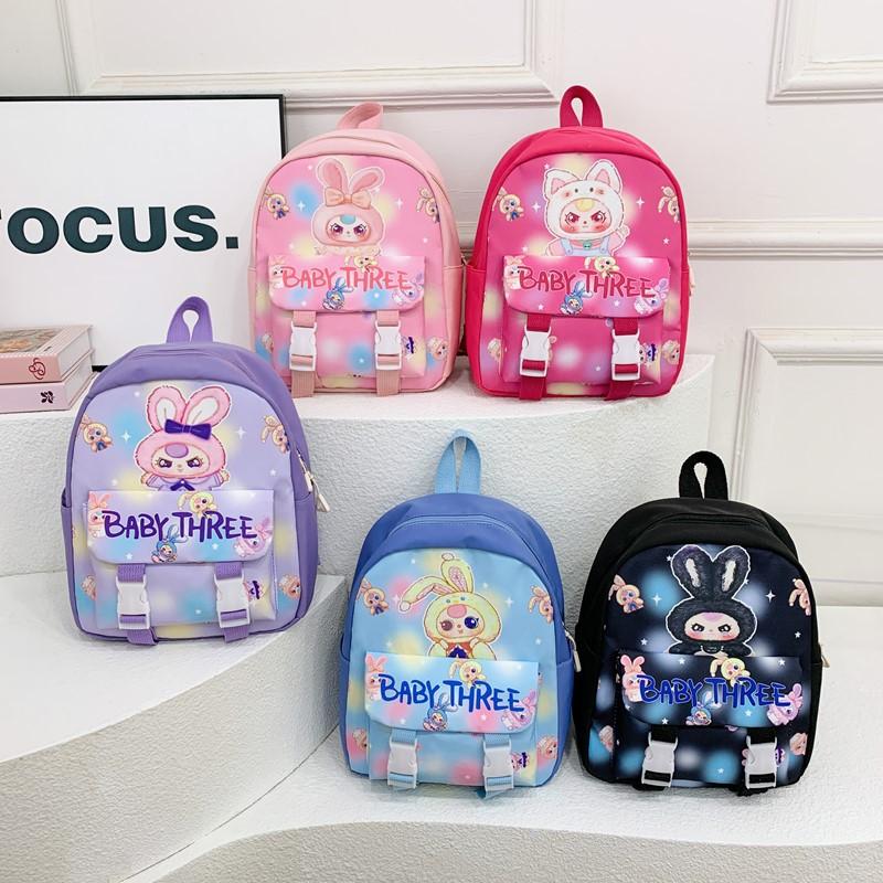 Cartoon Animation Boys And Girls Backpack Kindergarten Primary School Students Schoolbag Foreign Style Printing Large Capacity Children Backpack Tide