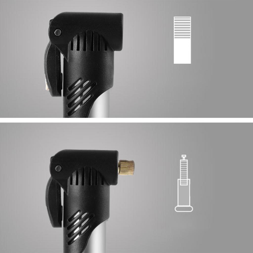 Road Bike Pump Portable Cycling Hand Air Pump Balls Toy Tire Inflator 70PSI Road Bike Cycling Portable Hand Pump