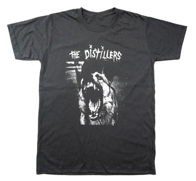 Футболка The Distillers для фанатов, хлопковая, черная, мужская, уличный хип-хоп, рок, с коротким рукавом, женская, с круглым вырезом