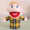 Sweet Family Soft Stuffed Toy Doll Dad Mum Brother Sister Cosplay Plush Doll Educational Toys Kawaii Hand Finger Puppet