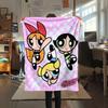 Powerpuff Girls Cartoon printing Flannel Blanket Bedroom Sofa Camping Warm blanket Gifts for family and friends-MJ009