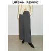UR Women's French Style Belted Wide-Leg Pants