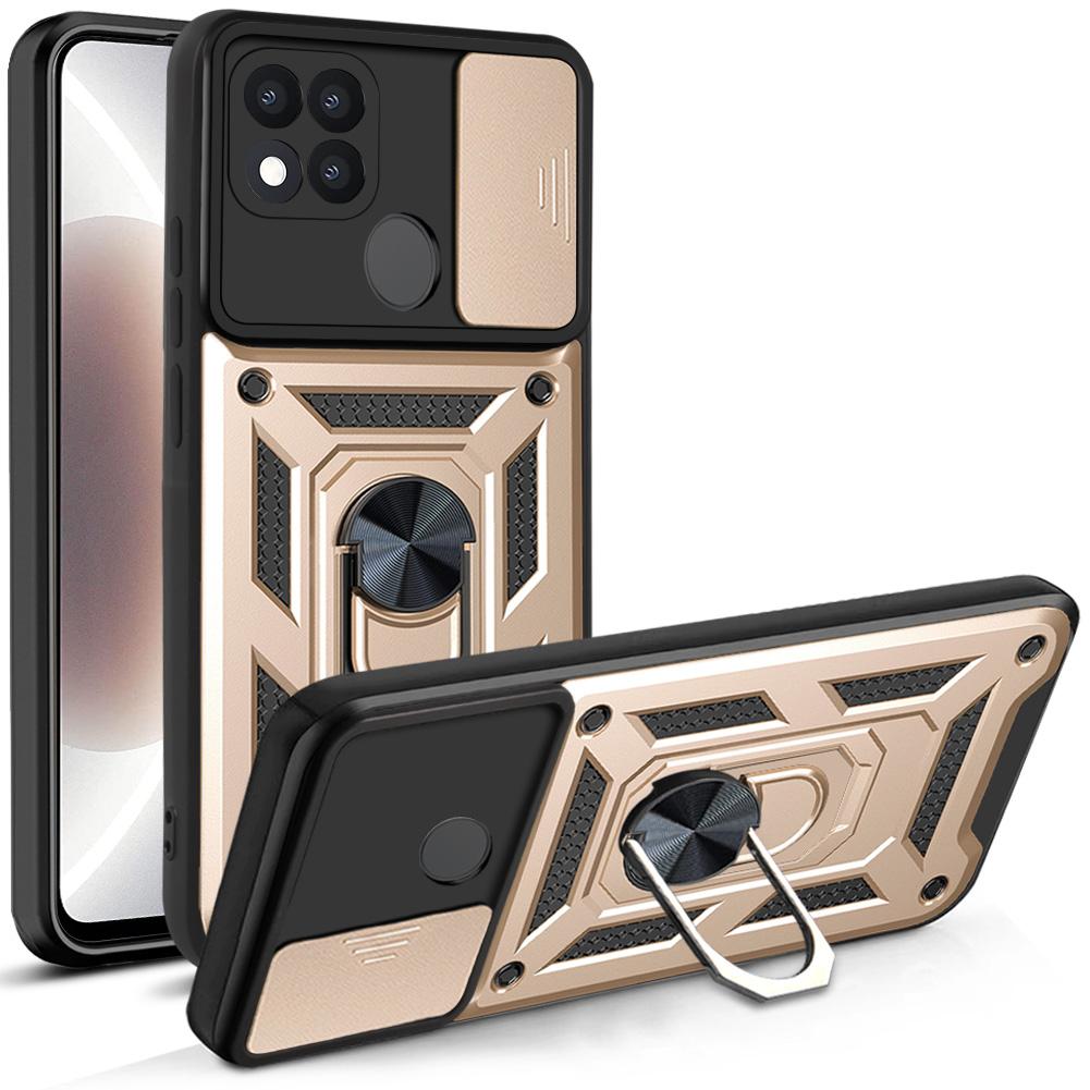 Чехол для слайд-камеры, противоударный, броня для OPPO A5 A7 A8 A12 A15 4G, автомобильный магнитный держатель, защитное кольцо для OPPO A16 A17 A31 A38