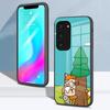Cute C-Crybaby Doll Phone Case For Samsung S26 S25 S24 FE S23 S22 S21 Plus S20 Ultra Note20Ultra Black Glass Cover