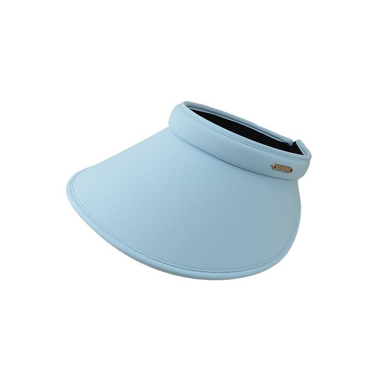 Женская летняя уличная шляпа с широкими полями, стройнящая лицо, с открытым верхом, защита от солнца, широкополая модная уличная шляпа