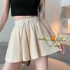 Sports Shorts Women's High Waist A Line Thin Wide Leg Skirt Small Casual Pleated Skirt Pants