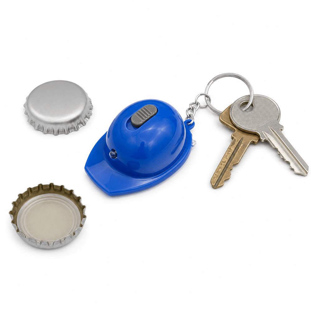 Helmet Shaped Beer Bottle Opener With LED Light Portable Beer Opener Kitchen Accessories