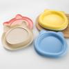 Кондитерская тарелка Миски для кошек Пластиковая миска для котят из полипропилена Цветная миска для кошачьего корма для щенков и кошек