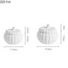 Creative Pumpkin Ceramic Bowl with Cover Hotel Restaurant Ice Cream Dessert Bowl Soup Bowl Nordic Home Kitchen White Tableware