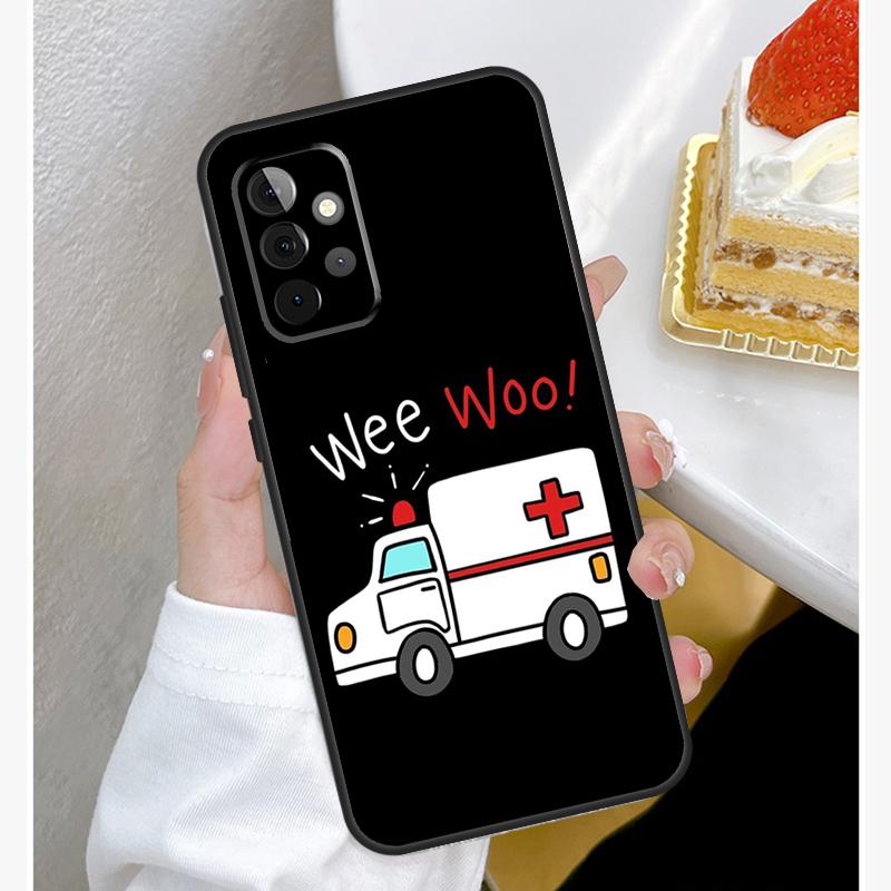 Чехол Funda для скорой помощи EMT EMS для Samsung Galaxy A52 A32 A12 A14 A34 A54 A51 A71 A53 A33 A13 A15 A25 A35 A55