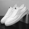 Новые мужские кожаные мокасины высокого качества итальянские белые повседневные туфли удобные легкие кроссовки для ходьбы мокасины для вождения