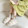 6Pairs Thickened Coral Fleece Socks Flower Warm Socks Women Sweet Floor Plush Socks  Autumn