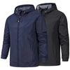 Men Jacket Kapyushonli Shamol o'tkazmaydigan Kurtka Shamol o'tkazmaydigan va Suv o'tkazmaydigan Tashqi Kurtka Erkaklar uchun 6 xil rangda mavjud