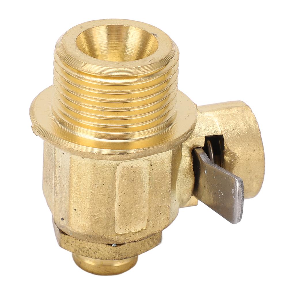 F105S Engine Oil Drain Valve with LC?10 Lever Clip M20?1.5 Brass One Touch Operation for Cars Light