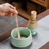 Бамбуковый венчик для чая матча с чайной ложкой ручной работы, традиционная японская кисть для размешивания чая матча, натуральная бамбуковая мешалка для чая матча, уникальная