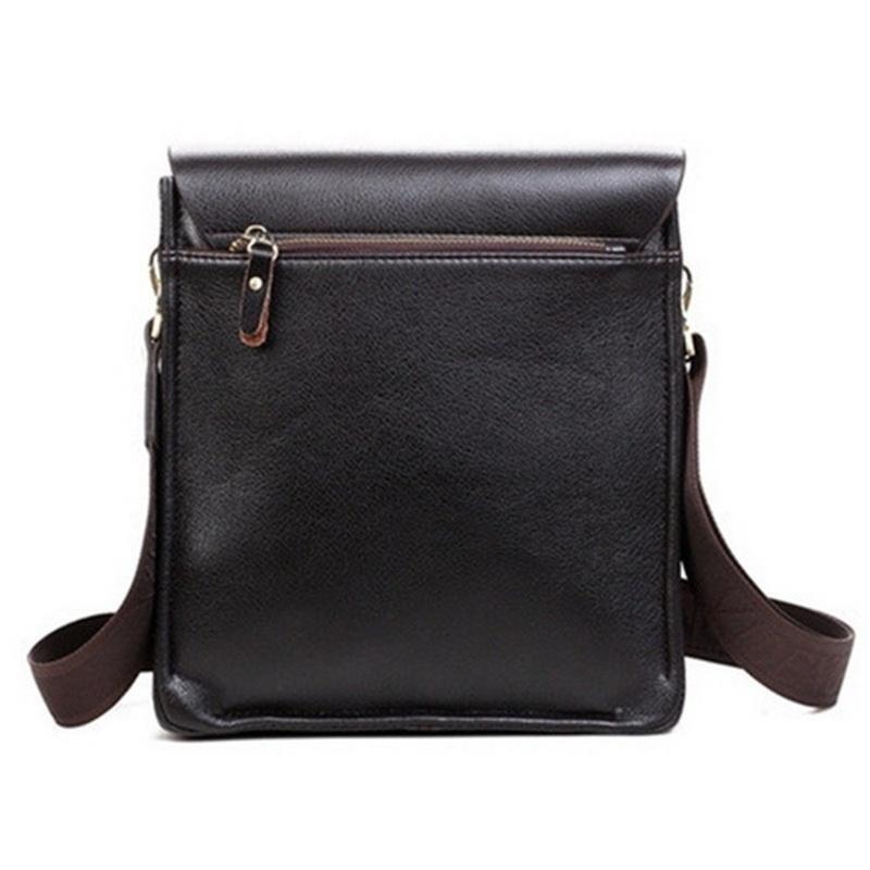 Модный мужской кожаный портфель, сумка через плечо, мужской посыльный, через плечо, бизнес