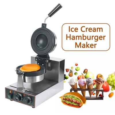 UFO Hamburger Cake Maker Burger Machine Электрическая машина для мороженого и вафель 110 В Пресс для мороженого и панини Semlor Paczki Krapfen Baker