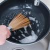Кухонная щетка Бамбуковая Маслостойкая Щетка для мытья посуды Сильная моющая способность 25x3 см X3UC