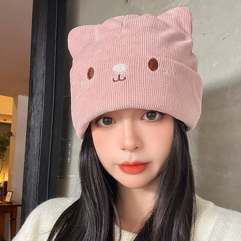 Hat Female New Season Pregnant Women Postpartum Confinement Hat Cute Ladies Fleece Warm Pile Hat Cold Hat