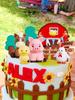 Farm Animal Cake Decoration Farm Birthday Cake Toppers Cow Pig Cake Topper for Farm Animal Baby Shower Birthday Party Decoration