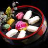 Round Sushi Plate Plastic Seafood Trays Creative Food Container  Restaurant