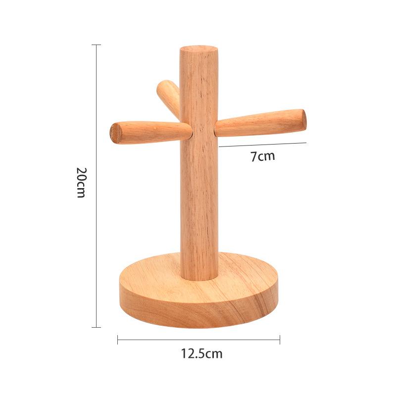 Деревянный подстаканник в форме дерева, кофейная чашка, чайная чашка, сушка, подставка для хранения, домашняя кухня, кружка, подвесной дисплей, органайзер, полка