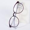 Purple Frame TR90 Reading Glasses For Women Retro Progressive Eyeglasses Frame Round Anti blue Light Presbyopia Glasses+125+175