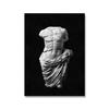 Черно-белая мраморная скульптура, художественные принты, плач Дэвида, холст, классическая живопись, настенные постеры, изображение для украшения дома, без рамки