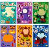 Big Sale/Pack Halloween Face Changer Sticker Halloween Pumpkin Puzzle Sticker Children's Fun Face Changer Sticker