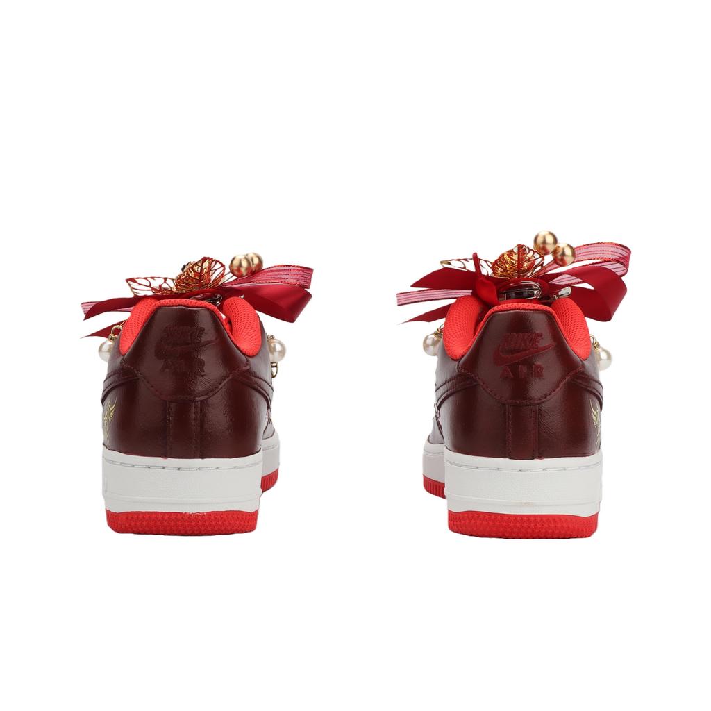 Nike Air Force 1 Skateboard Shoes Unisex Low Top Red/White HV5165-121(Team1335-)