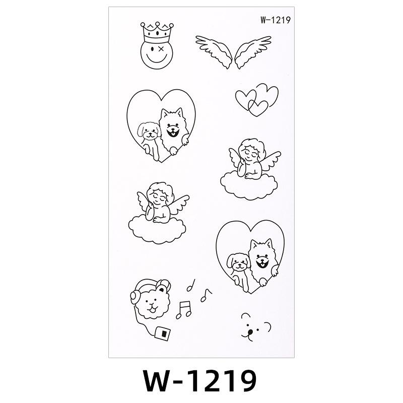 Cartoon Tattoo Sticker Waterproof Small Fresh Children Cute Tattoo Sticker Temporary Tattoo