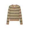 Teenie Weenie Women's Striped Bear Jacquard Knit Cardigan