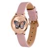 Авторизованный дилер Olivia Burton Watch Ladies ob24000126 Signature 28mm Butterfly Ultra Slim Rose Gold Mellow Rose Leather Strap Watch [OLIVIA BURTON]