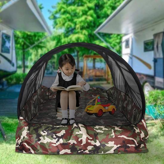 Camping Foldable Mesh Tent Single/Double Person Fly Protection Waterproof Portable No Installation Outdoor Travel Climbing Backpacking Shelter Net