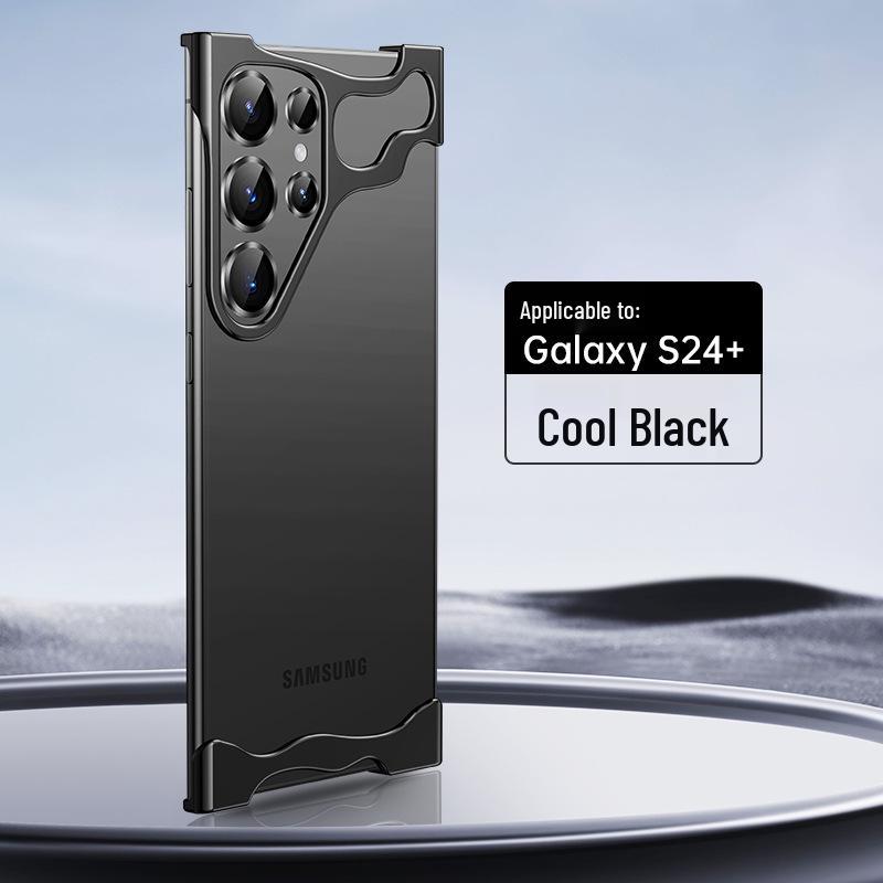 Металлический чехол для Samsung S24+ Ultra: Безрамочный, Ударопрочный, Ощущение голого металла