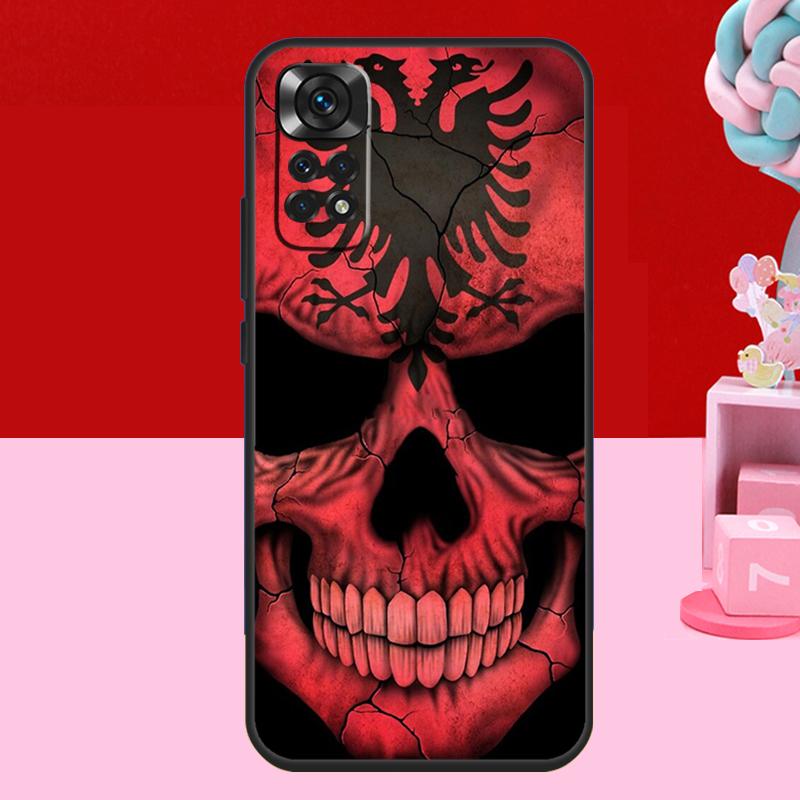 Чехол с флагом Албании для Xiaomi Redmi Note 14 13 12 10 11 15 Pro Plus Redmi 15 C 10C 12C 13C 14C Мягкий чехол