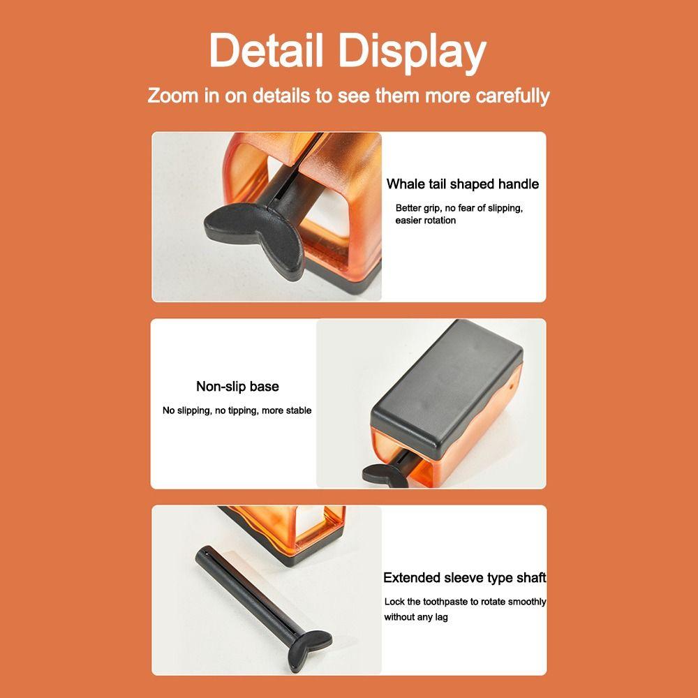 Пластиковый ручной выдавливатель зубной пасты Портативная стойка для хранения зубной пасты Аксессуары для ванной комнаты