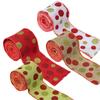 Christmas Ribbon For Crafts Glitter Craft Ribbon Present Wrapping Ribbon Multipurpose Holiday Ribbon Christmas Craft Supplies