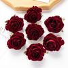 Artificial Flowers Flannel Roses Home Room Decora Valentine's Scrapbooking Wreath Wedding Bridal Accessories Clearance Diy Gift