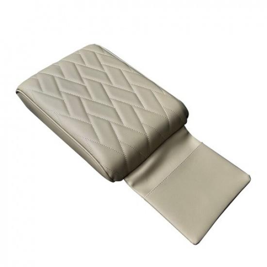 Car Armrest Cover Mat Universal PU Leather Storage Box Pad Car Styling