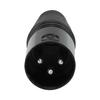 P586 3-контактный XLR штекер Мужской Головка Безвинтовая