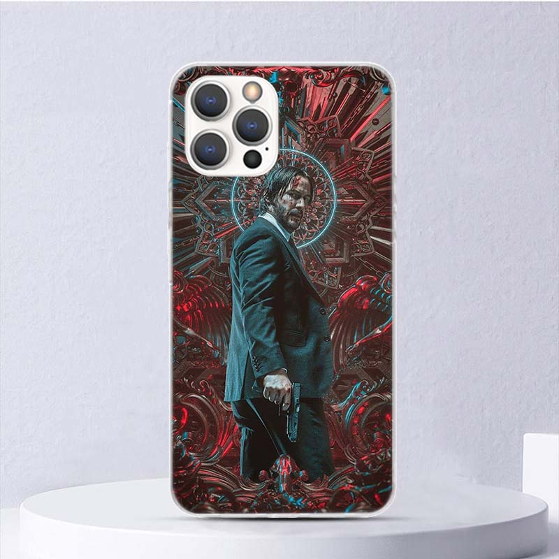 John Wick 4 Movie Soft Case For iPhone 16 17 Air 16E 15 Plus 11 12 13 Mini 14 Pro Max Phone Cover Apple 7 8 SE Coque Funda