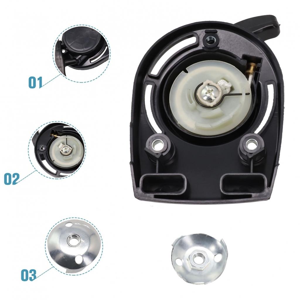 Черный ручной стартер с отдачей для GX35 HHT35S