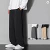 Men's Casual Pants Business Stretch Loose Elastic Waist Jogger Korean Classic Blue Black Gray Male Brand Trousers