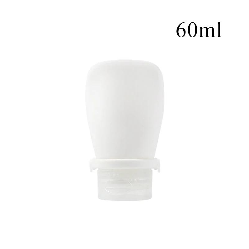 1/2pcs Soft Silicone Travel Bottles 30/60/90ml Empty Squeeze Tubes For Lotion Leakproof Skin Care Products Container Travel