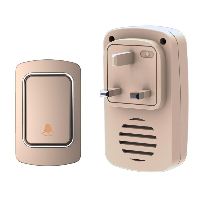 Wireless DoorBell QX-001 Ringer Self-powered Doorbell Home Waterproof With 38 Chimes Ring Bell 4-Volume Suitable for Home Office