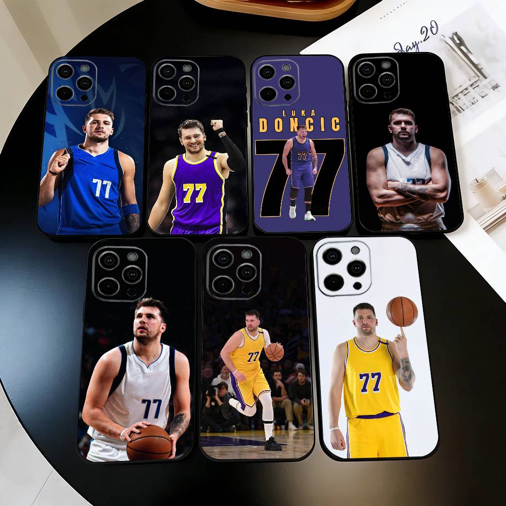 БАСКЕТБОЛ L-Лука D-Дончич LD Чехол для телефона для iPhone 17, 16,15,14,13,12,11 Plus,Pro Max, Другие Мягкий Черный Чехол