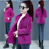 Осенне-зимняя двухсторонняя женская флисовая куртка плюс бархатная утолщенная теплая флисовая куртка кораллового цвета, свитер