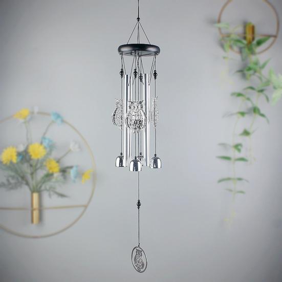 Nice-looking Wind Chime Animal Style Easy Installation Metal Exquisite Hanging Wind Chime for Home