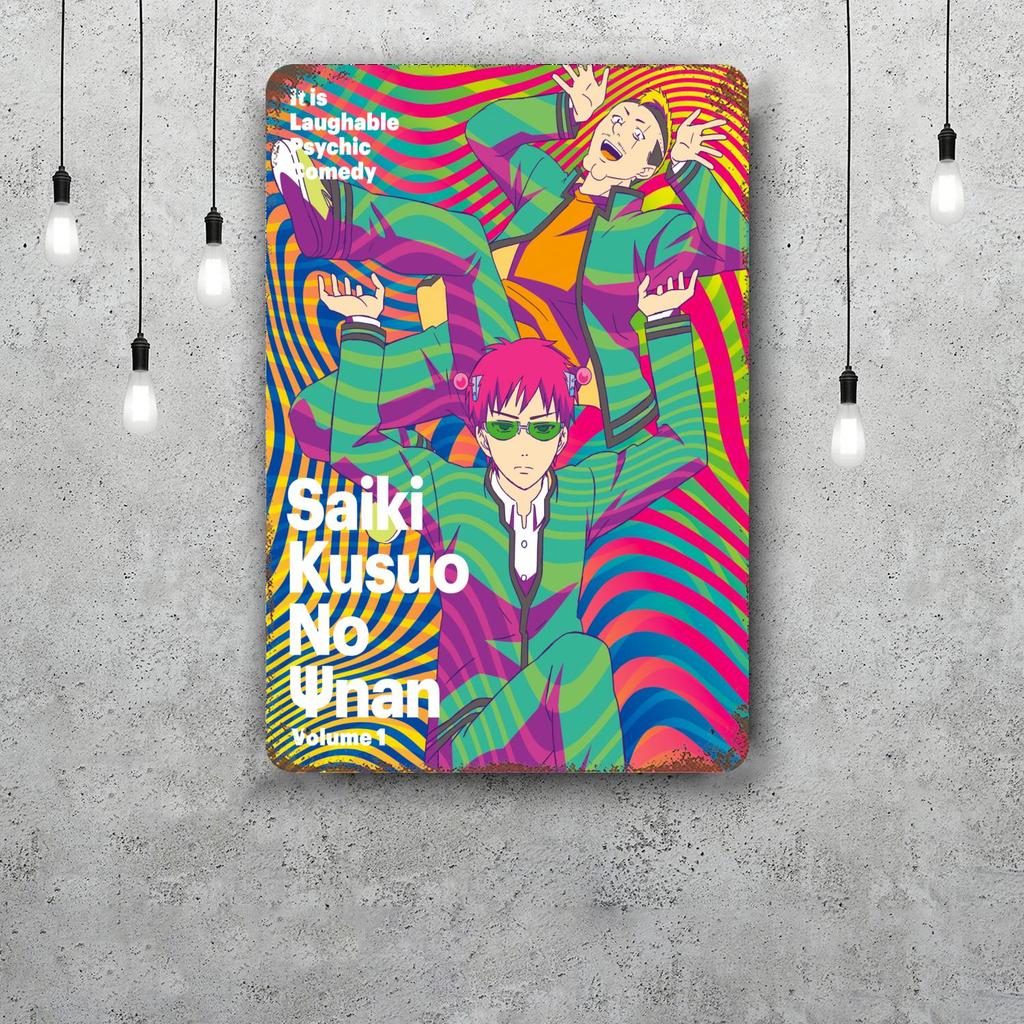 Разрушительная жизнь Сайки К комиксы Забавный Бар Металлическая вывеска Ретро Пластина Винтажная вывеска Алкоголик Паб Клуб Кухня